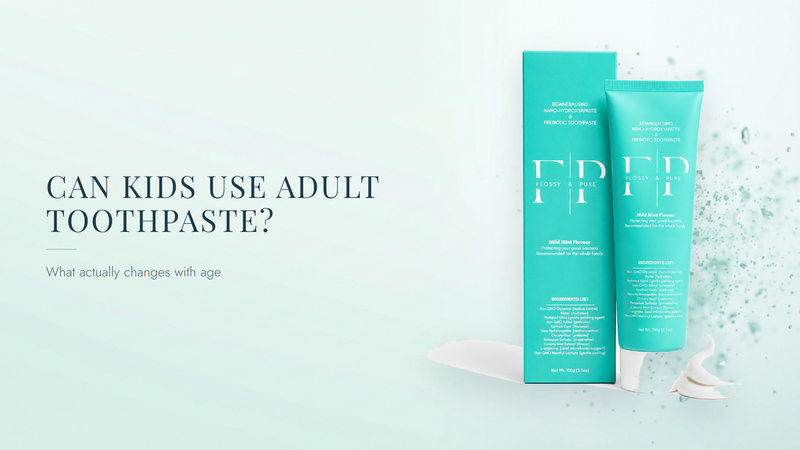 Can kids use adult toothpaste