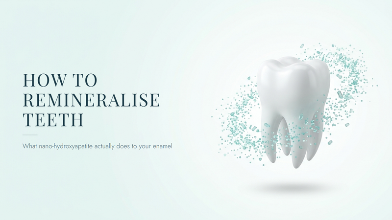 How to remineralise teeth with nano-hydroxyapatite
