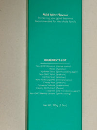 Flossy & Pure Mild Mint Nano-Hydroxyapatite Prebiotic Toothpaste, close-up product photo